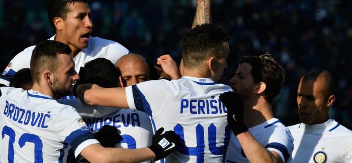 Notat e Sassuolo-Inter: Candreva eshte nje tren i vertete. Felipe Melo mire, ndersa Perisic…