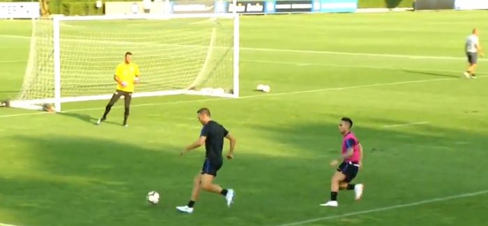 VIDEO – Karamoh shenon golin e pare per kete sezon! Pune me top dhe pastaj mini-ndeshje