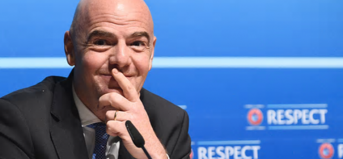 Juve-Inter, edhe presidenti i FIFA Infantino tallet me skuadren bardhezi: “Cfare dite perfekte kjo per te qene…”
