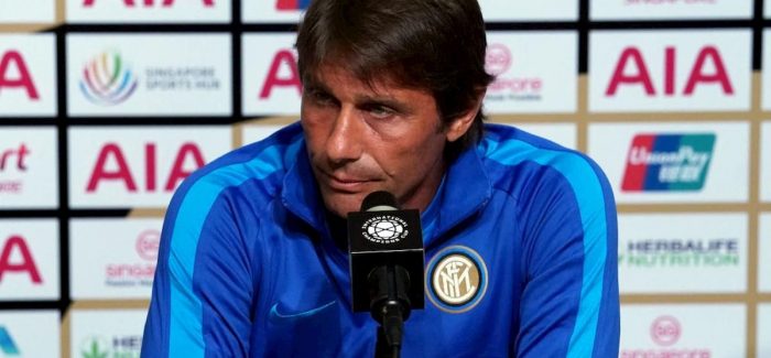 Conte: “Nuk e prisja kete lloj pritje nga Interi, jam i lumtur. Juventusi? Nuk kam folur kurre me ta. Ne merkato duhet kohe.”