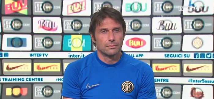 Conte flet ne konference: “Ja cili eshte plani i Interit per kete fund sezoni. Jam vertete shume i shqetesuar per mesfushen.”