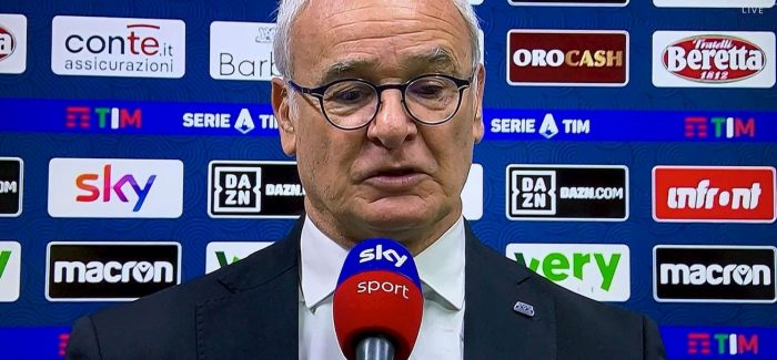 Ranieri e pranon hapur: “Me vjen keq ta pranoj, por ne fituam me Interin sot per shkak te…”