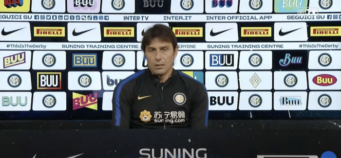 Inter, Conte nuk permbahet perpara gazetareve: “Askush te mos beje asnje llogari idiote. Ne nuk jemi…”