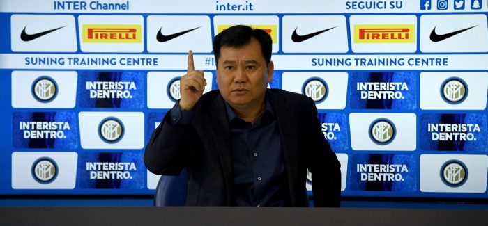 Inter, Jindong Zhang i dergon nje leter gjithe familjes Inter: “Ju premtoj se kjo Skudeto eshte vetem…”
