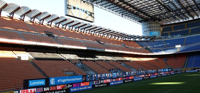 E FUNDIT – Inter, cfare lajmi: “Rikthehen tifozet ne stadium? Federata po mendon nje plan per ndeshjen e…”