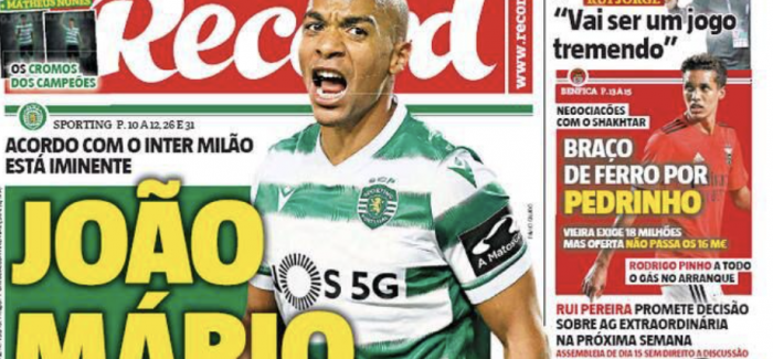 Inter, nje super lajm vjen nga Portugalia ne keto caste: “Joao Mario nje hap larg Sportingut: ja shifrat perfundimtare.”