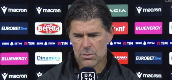 Udinese, tranjeri Sottil e thote qarte: “Sot kemi merituar fitoren, por e kemi bere Interin te…”