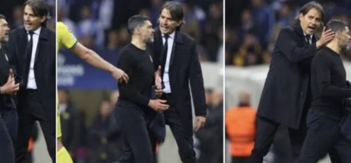 Porto-Inter, del ne pah gjesti i shemtuar i tranjerit te Portos Conceiçao ndaj Inzaghit: “Reagoi duke…”